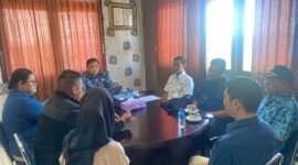 Foto. Pertemuan antara PT. RSP dan BPJS Kesehatan Cabang Manokwari. Pertemuan ini bertujuan untuk membahas langkah-langkah strategi pelayanan kesehatan untuk karyawan Rimbun Sawit di Distrik Bomberay dan Distrik Tomage yang belum terdaftar di dalam program jaminan sosial kesehatan