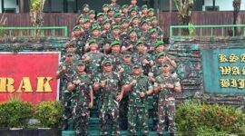 29 prajurit TNI AD diberangkatkan ke Distrik Tomage sebagai gelombang pertama pembentukan Batalyon Infanteri Teritorial Pembangunan (Yonif TP) 808/Fakfak.