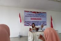 Kepala Bidang Ketahanan Ekososbud, Agama dan Ormas, Lenny J. Thie, S.STP, menegaskan pentingnya pelaporan dan pertanggungjawaban organisasi kemasyarakatan (Ormas) dalam kegiatan sosialisasi dan evaluasi bantuan hibah ormas, yang berlangsung di Aula Hotel Fakfak, Rabu (30/7/2025).
