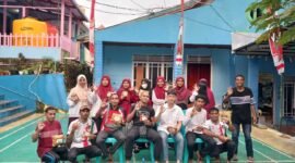 Foto. Panitia dan Peserta Pemenang Lomba dalam. Rangka memeriahkan HUT RI ke 80 yang dilaksanakan oleh KAMMI komisariat Fakfak.