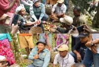 Foto. Tradisi sakral buka sasi adat Kerakera kembali digelar masyarakat Teluk Ganasoba di Kampung Werfra, Distrik Furwagi.