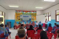 Foto. Pelaksanaan Launching MBG di wilayah Distrik Fakfak Tengah oleh SPPG Yayasan Tikar Rasa di SMP Negeri 2 Fakfak.