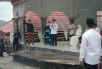 Bupati Fakfak Samaun Dahlan melepas pawai tarhib Ramadhan 1447 H. 