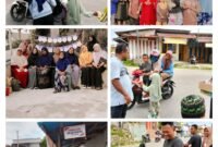 Foto Aksi Berbagi takjil yang dilakukan Paud Alfannisa.