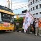 Sekretaris Jenderal PKS, Muhammad Kholid meresmikan program Mudik Bersama PKS menjelang Hari Raya Idul Fitri 1447 Hijriah di Kantor DPTP PKS, Jakarta, pada Rabu (18/3/2026), dan diikuti ratusan peserta dari wilayah Jabodetabek.